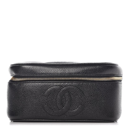 Chanel Caviar Vanity Cosmetic Case Black 1 of 16