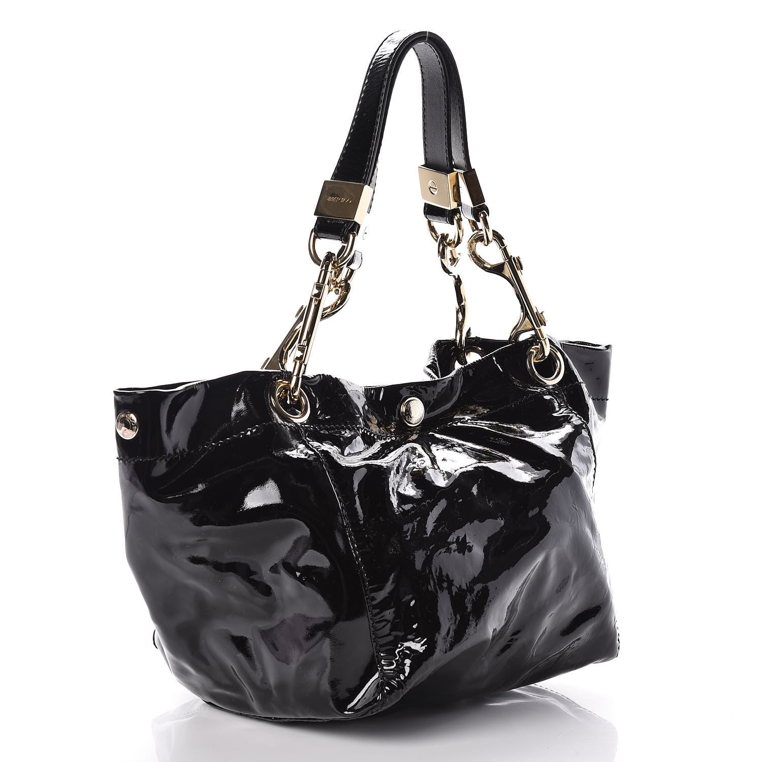 Jimmy Choo Patent Lola Oversized Tote Black 3 of 8