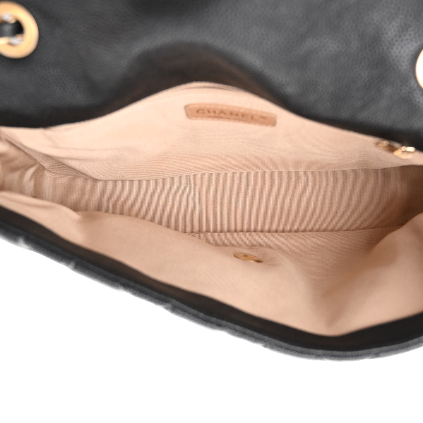 Caviar Wild Stitch Flap Black