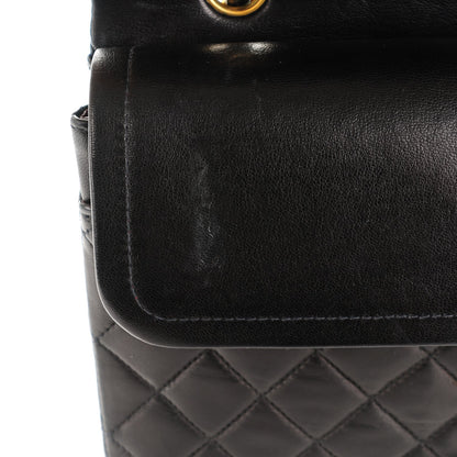 Chanel Lambskin Quilted Medium Double Flap Black 8 of 11