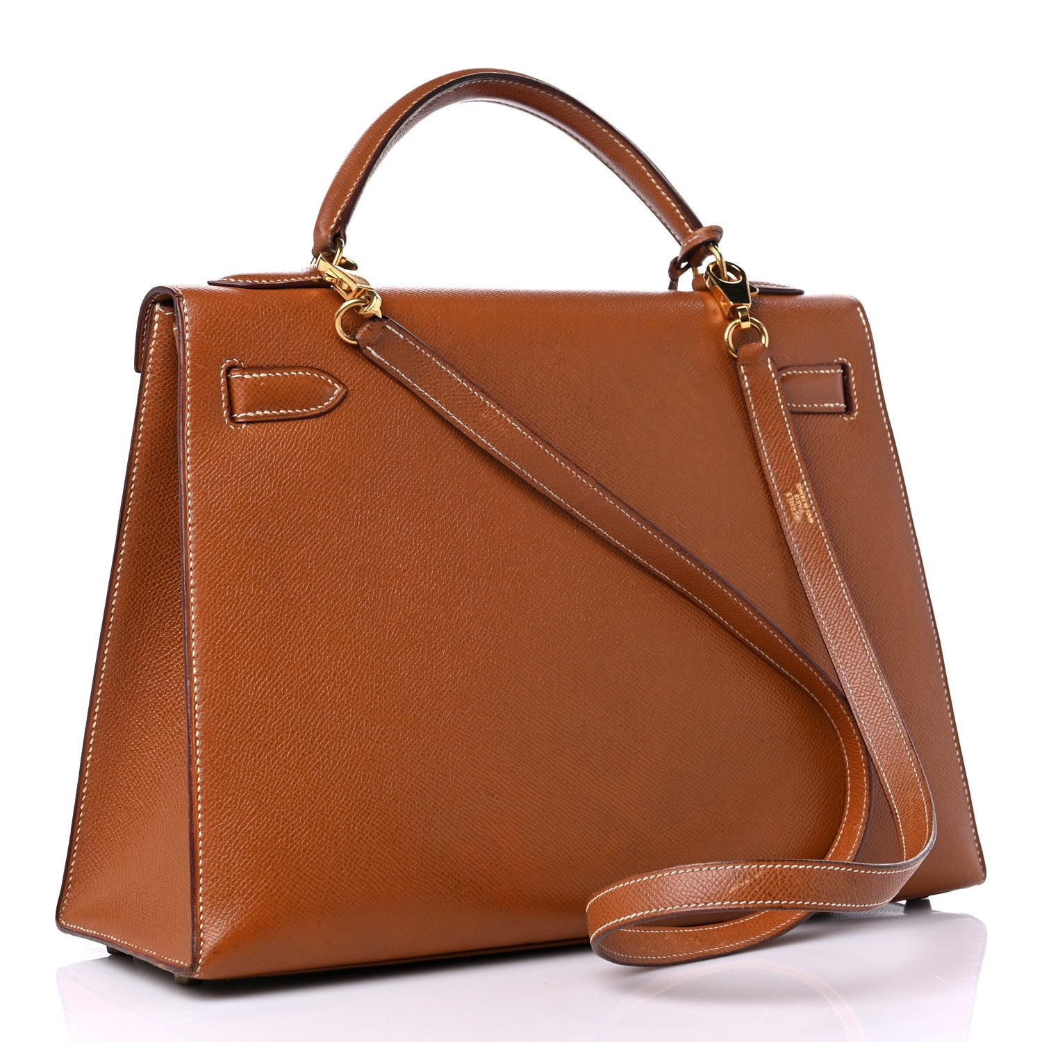 Hermes Courchevel Kelly Sellier 32 Gold 3 of 25