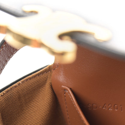 Celine Triomphe Canvas Calfskin Mini Triomphe Tan 8 of 12