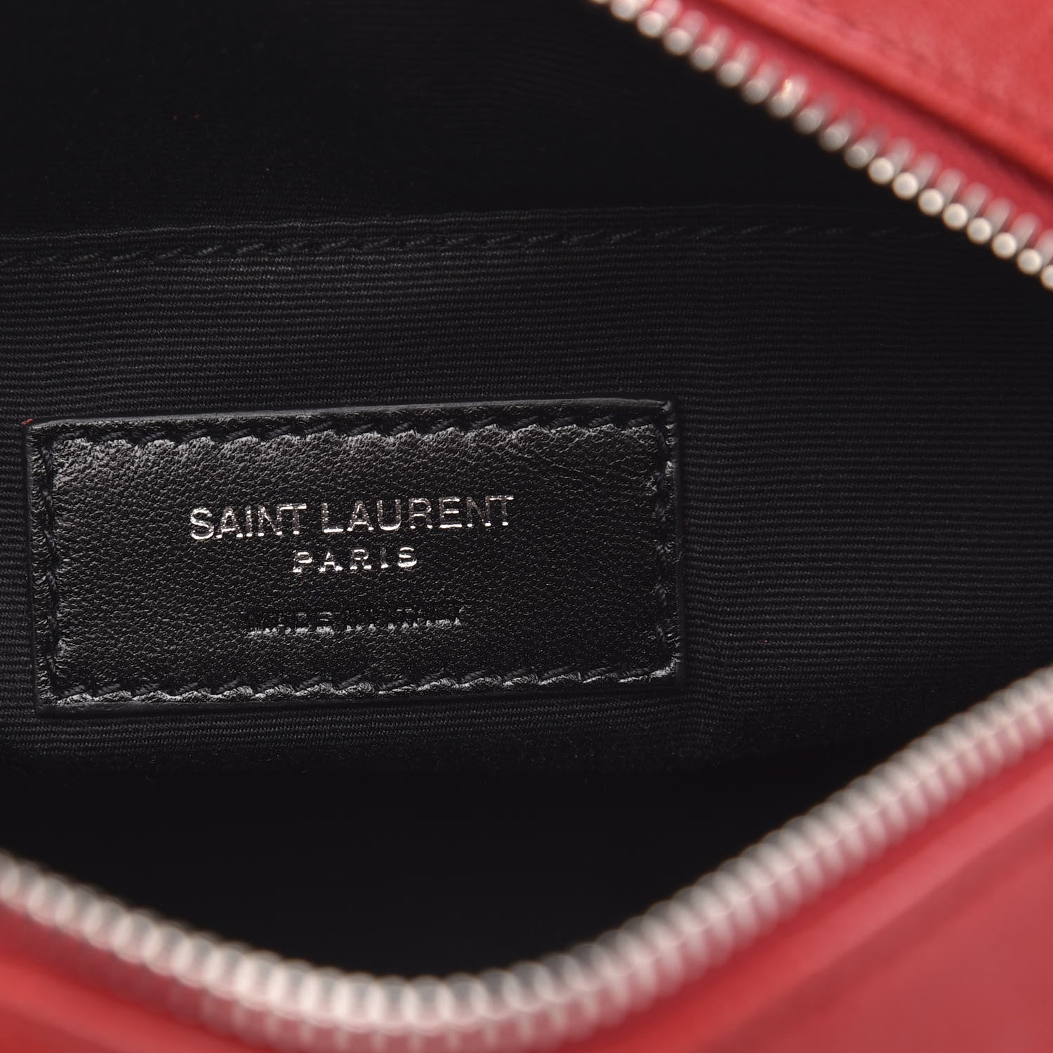 Saint Laurent Lambskin Monogram Lou Belt Bag Rouge Eros 6 of 10
