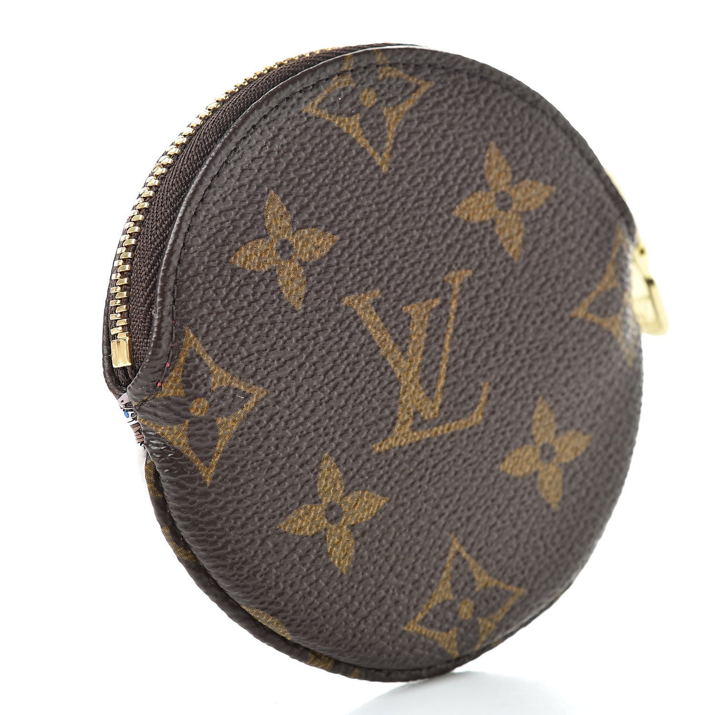 Monogram 2016 Christmas Animation Round Coin Purse Rouge