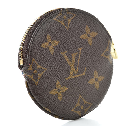 Louis Vuitton Monogram 2016 Christmas Animation Round Coin Purse Rouge 3 of 8