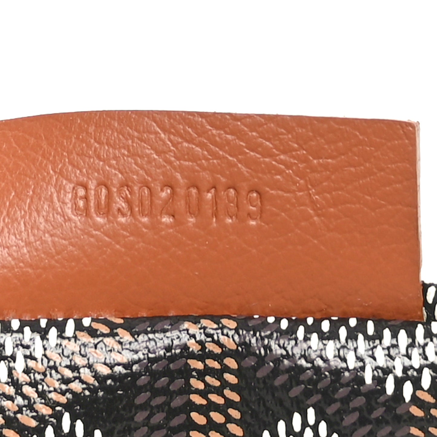Goyardine Canvas Le Foulard Pouch Black Gold Off White