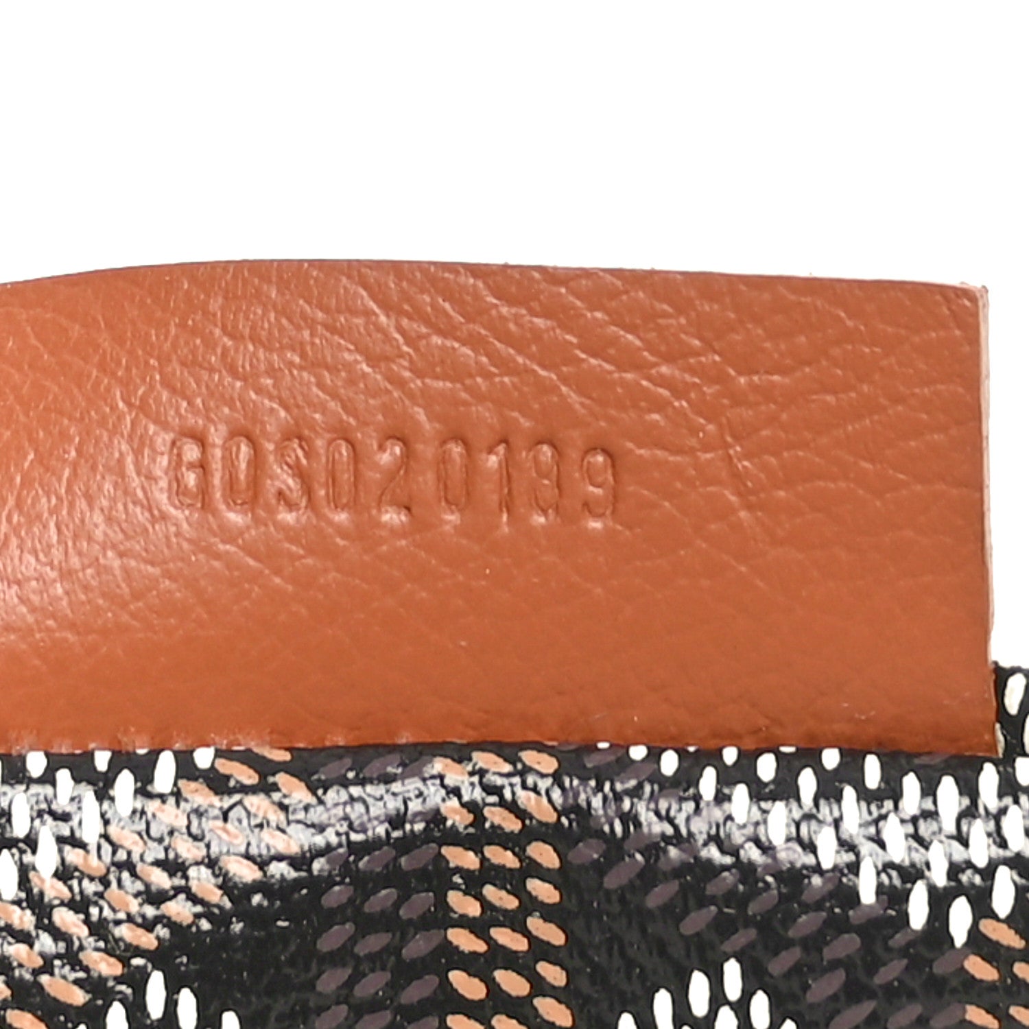 Goyard Goyardine Canvas Le Foulard Pouch Black Gold Off White 8 of 9
