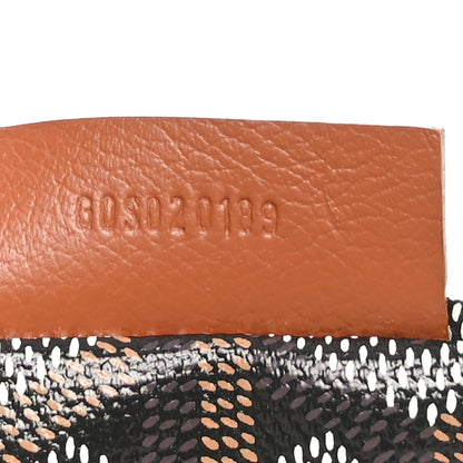 Goyard Goyardine Canvas Le Foulard Pouch Black Gold Off White 8 of 9