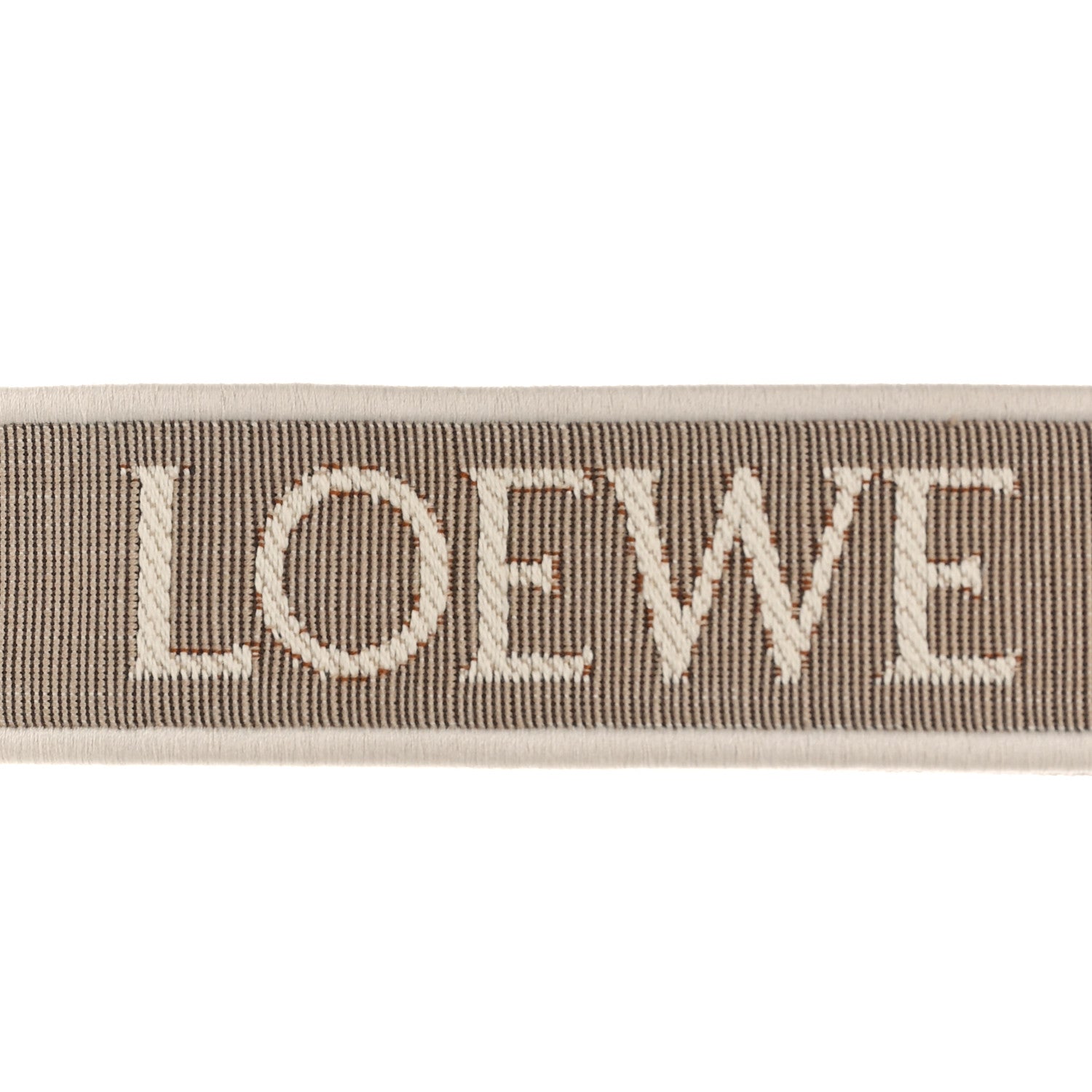 Loewe Calfskin Jacquard Anagram Strap Natural Tan 4 of 5