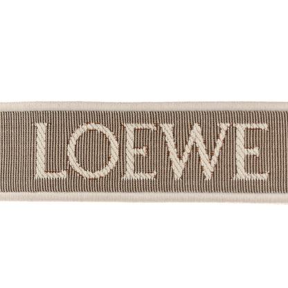 Loewe Calfskin Jacquard Anagram Strap Natural Tan 4 of 5