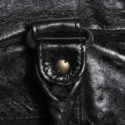 Balenciaga Agneau Classic Hardware Step Bag Black 6 of 15