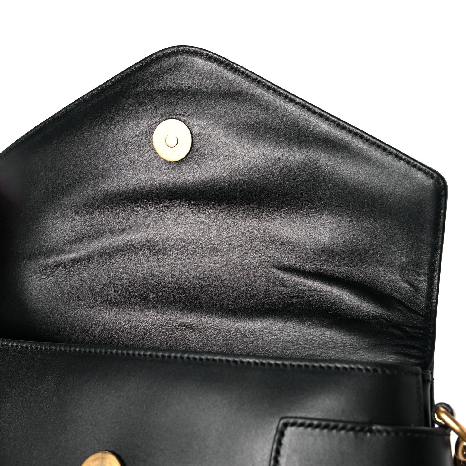 Gucci Nappa Pearl Studded Mini Queen Margaret Broadway Shoulder Bag Black 12 of 14