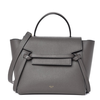 Celine Grained Calfskin Micro Belt Bag Grey 1 of 11