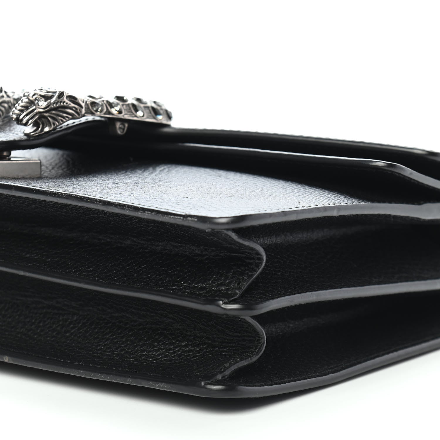 Gucci Pebbled Calfskin Small Dionysus Shoulder Bag Black 10 of 10