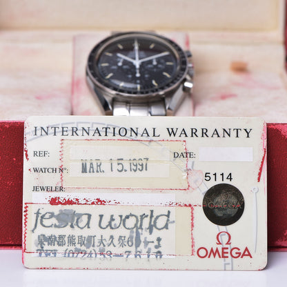 Omega Stainless Steel 42mm Speedmaster Moonwatch Professional Chronograph Manual Winding Watch Black 3570.50.00 8 of 8