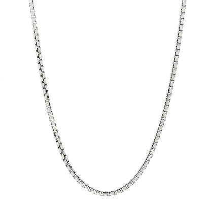David Yurman Sterling Silver 2.7mm Box Chain Necklace 20" 1 of 5