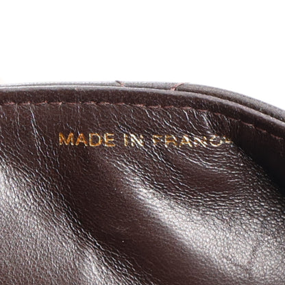 Chanel Lambskin Quilted Medium Single Flap Dark Brown 7 of 12