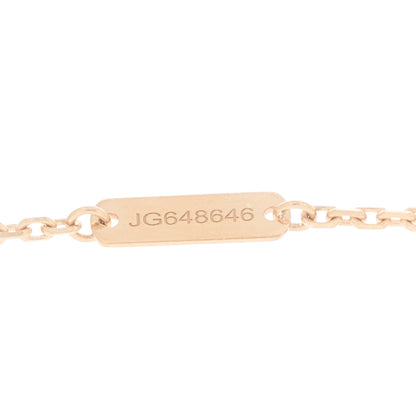 Van Cleef & Arpels 18K Rose Gold Gray Mother of Pearl Vintage Alhambra Pendant Necklace 4 of 6