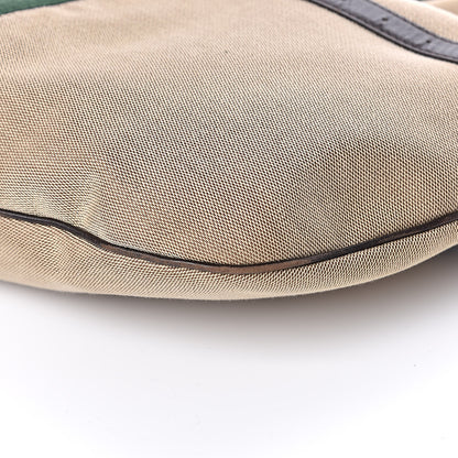 Gucci Canvas Web GG Reins Hobo Brown 10 of 14