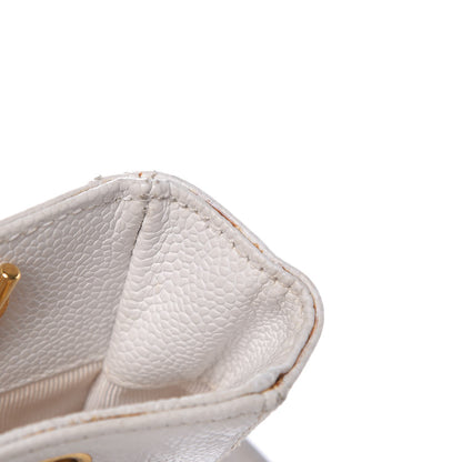 Chanel Caviar CC Flap Tote White 8 of 15