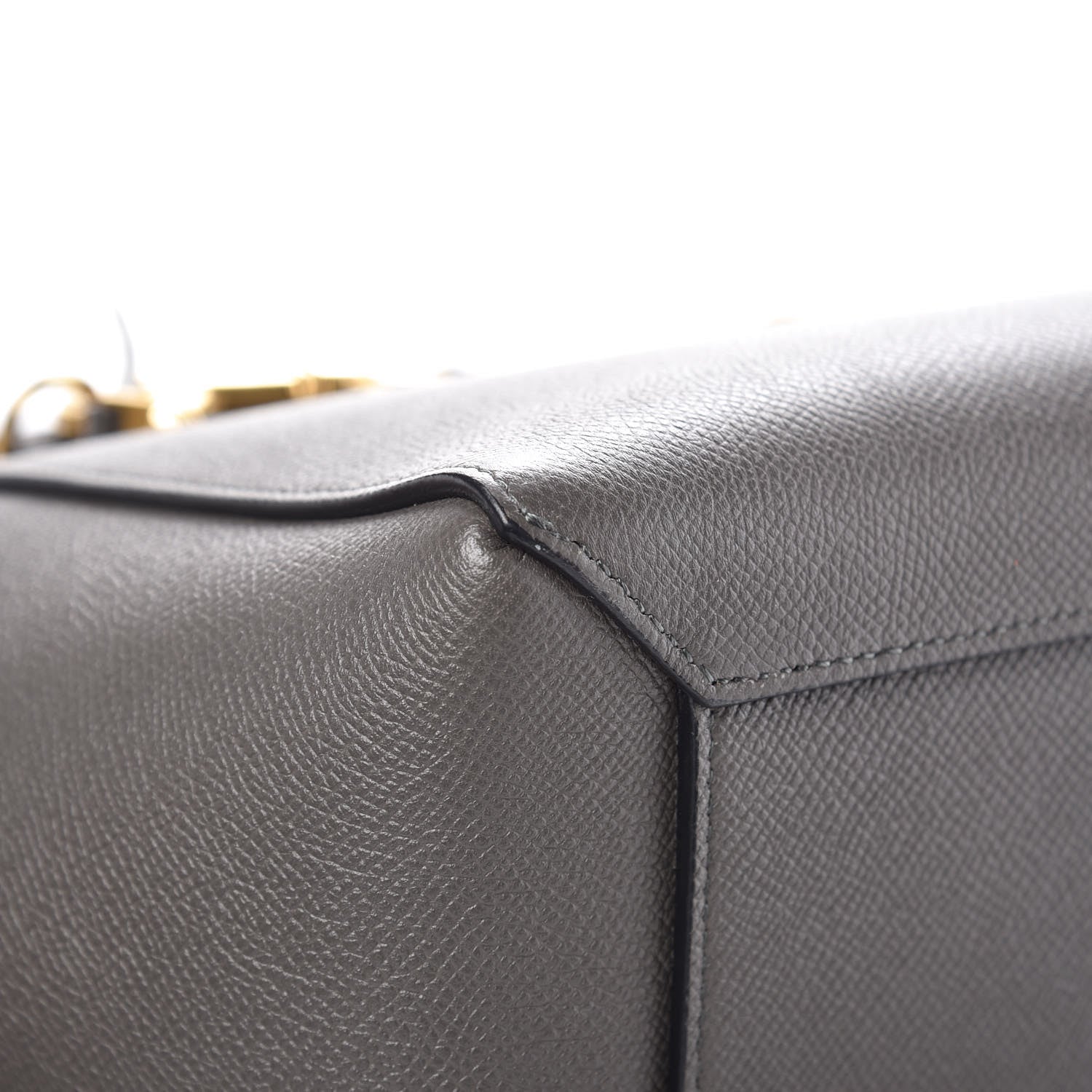 Celine Grained Calfskin Micro Belt Bag Grey 10 of 11