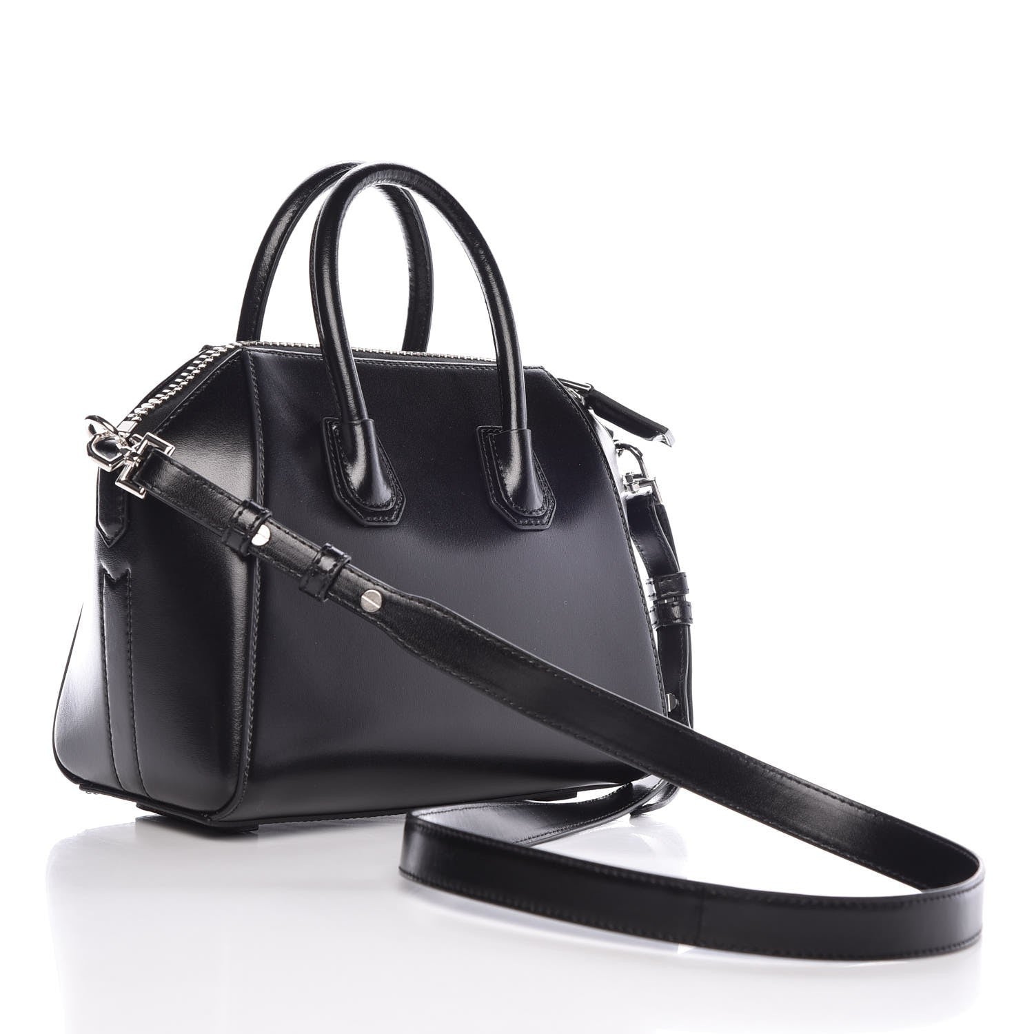 Givenchy Shiny Lord Calfskin Mini Antigona Black 3 of 7