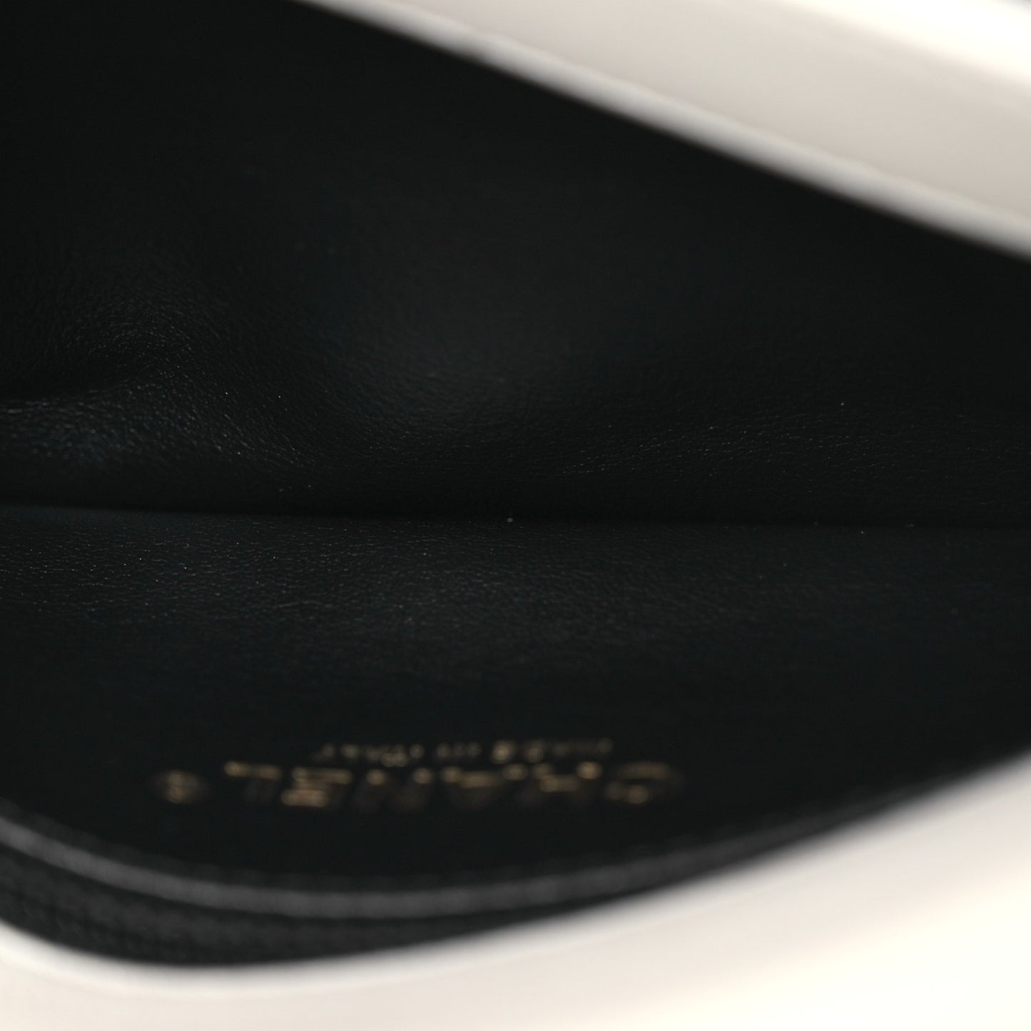 Calfskin Quilted Mini Chain Strap Flap White