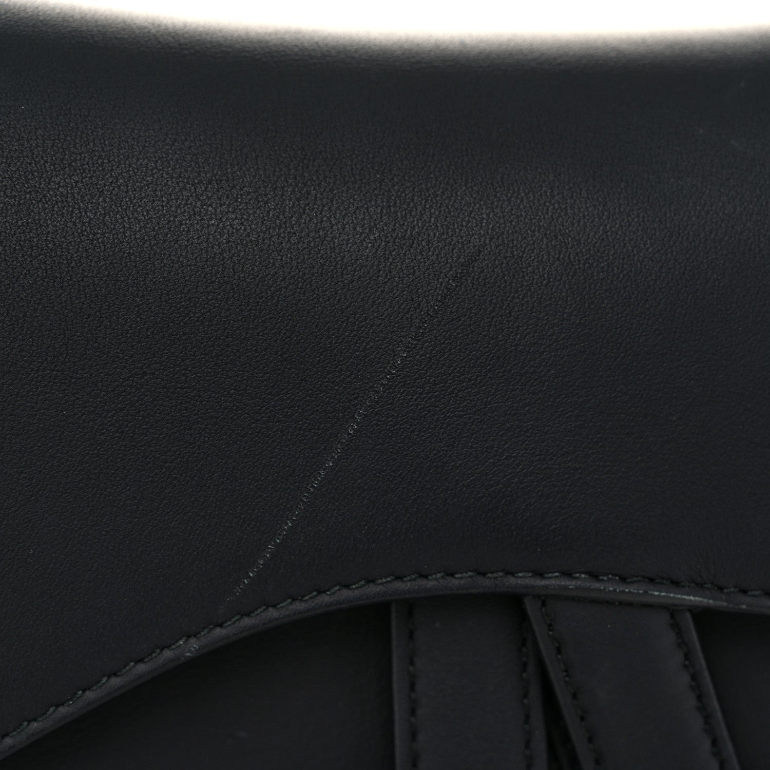 Christian Dior Ultra Matte Calfskin Saddle Bag Black 11 of 11