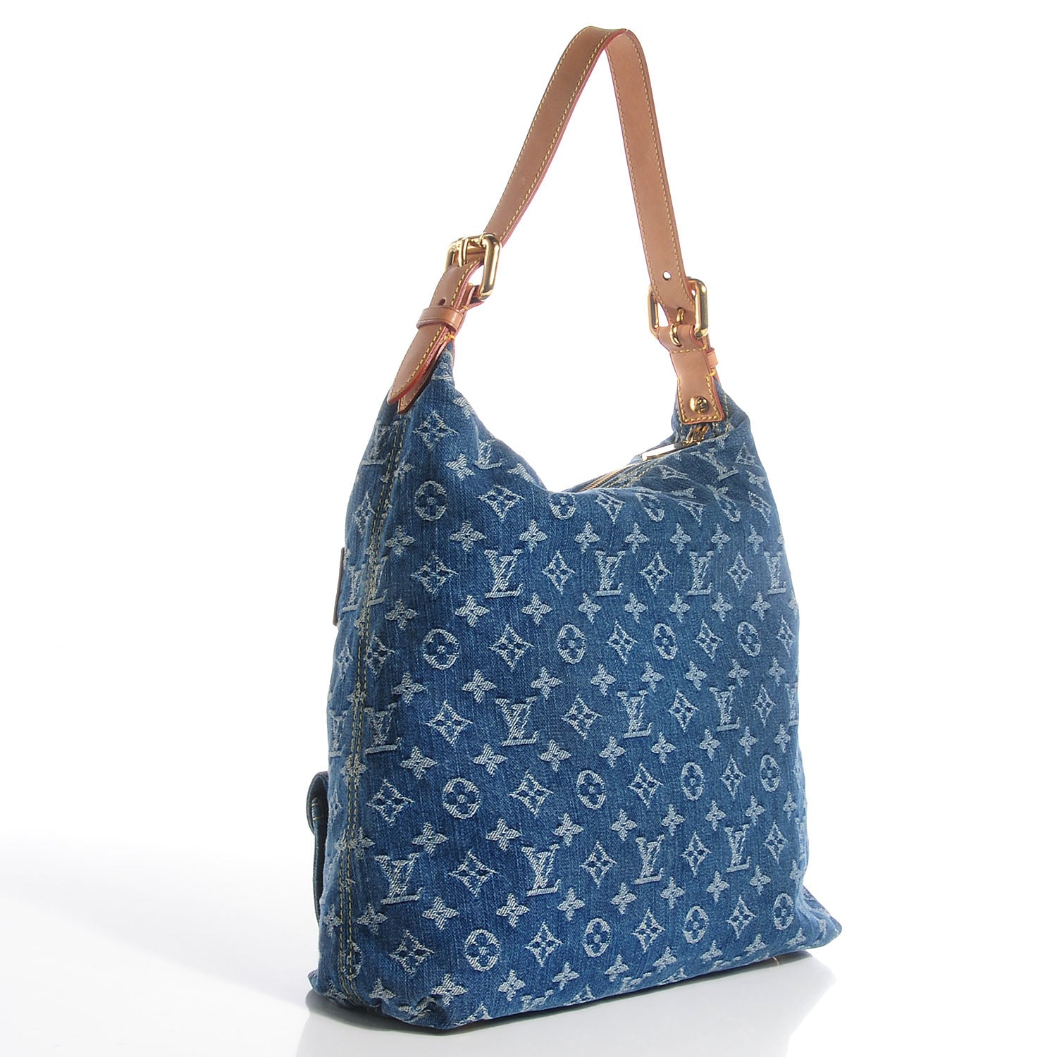 Louis Vuitton Denim Baggy GM Blue 3 of 7