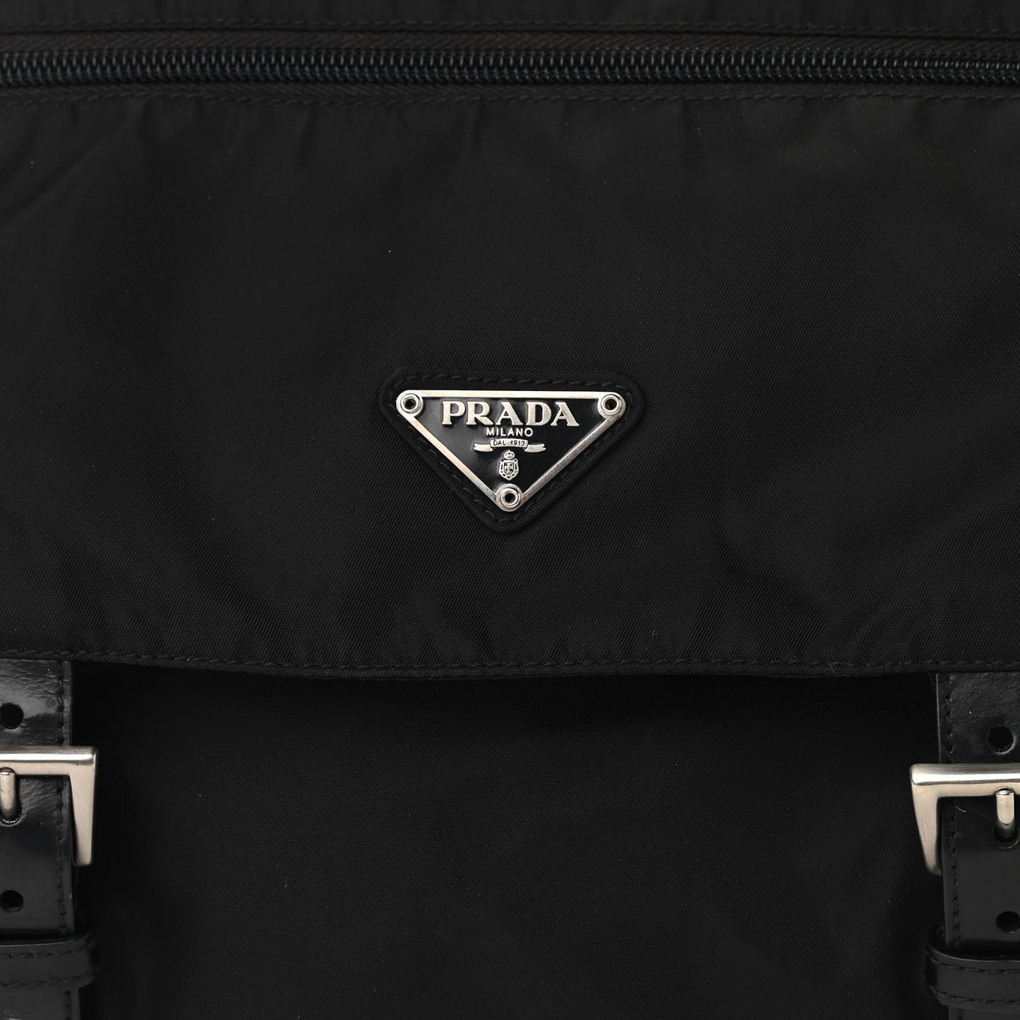 Tessuto Nylon Vela Messenger Bag Black