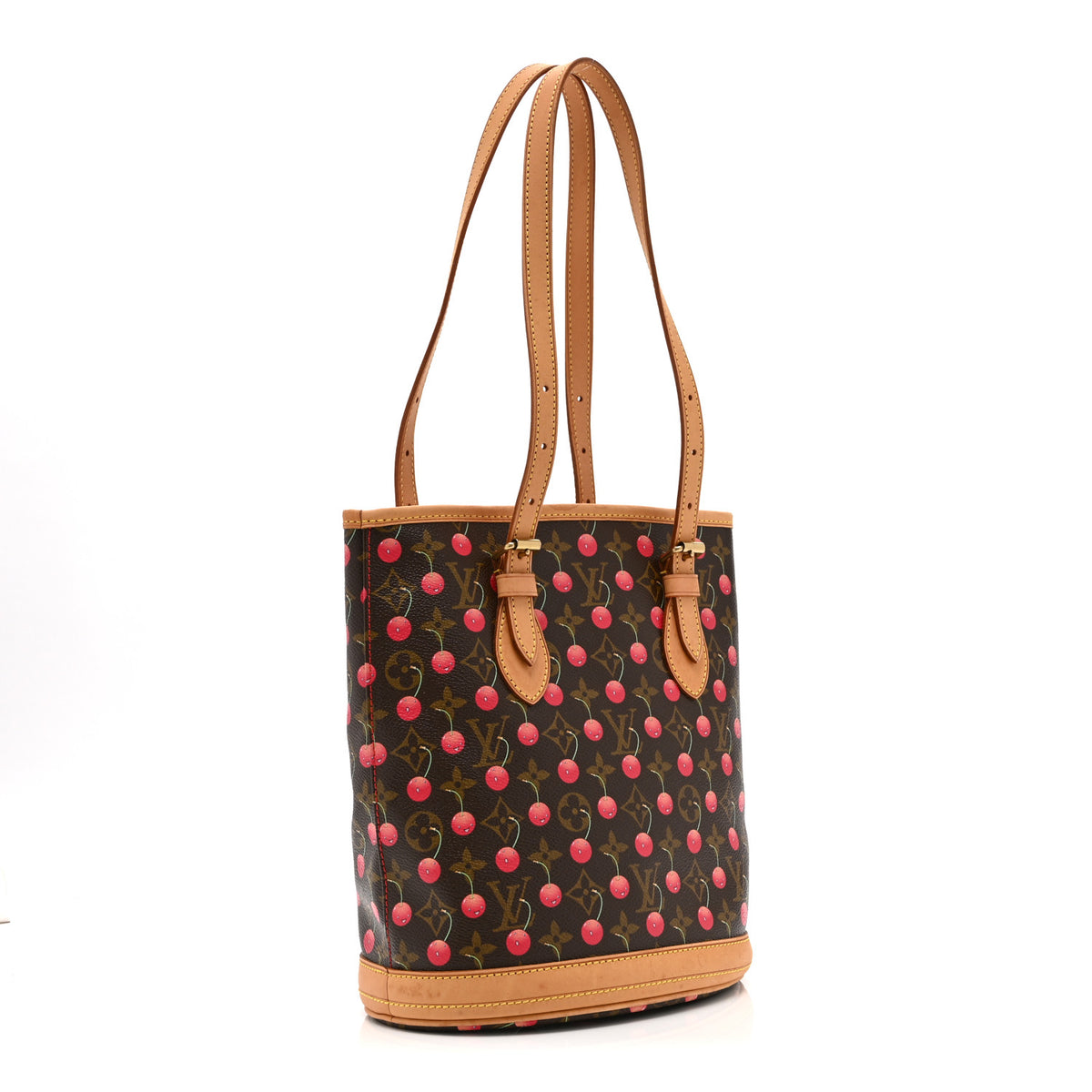 Louis Vuitton Monogram Cerises Bucket Bag 4 of 14