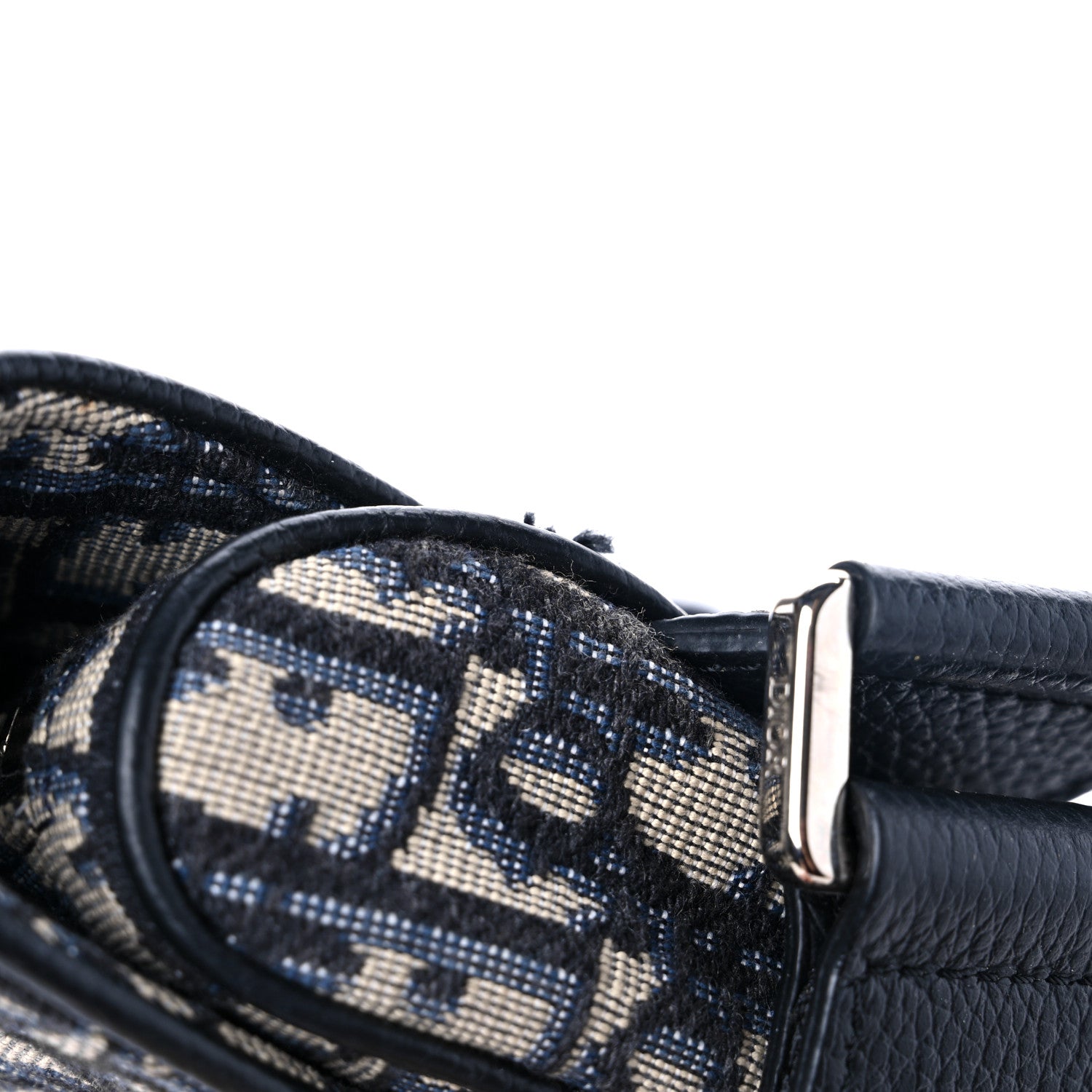 Christian Dior Oblique Mens Saddle Bag Blue 9 of 9