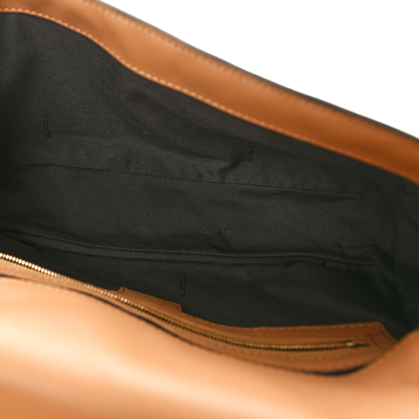 Nappa FF 1974 Embossed Baguette Miele Scuro