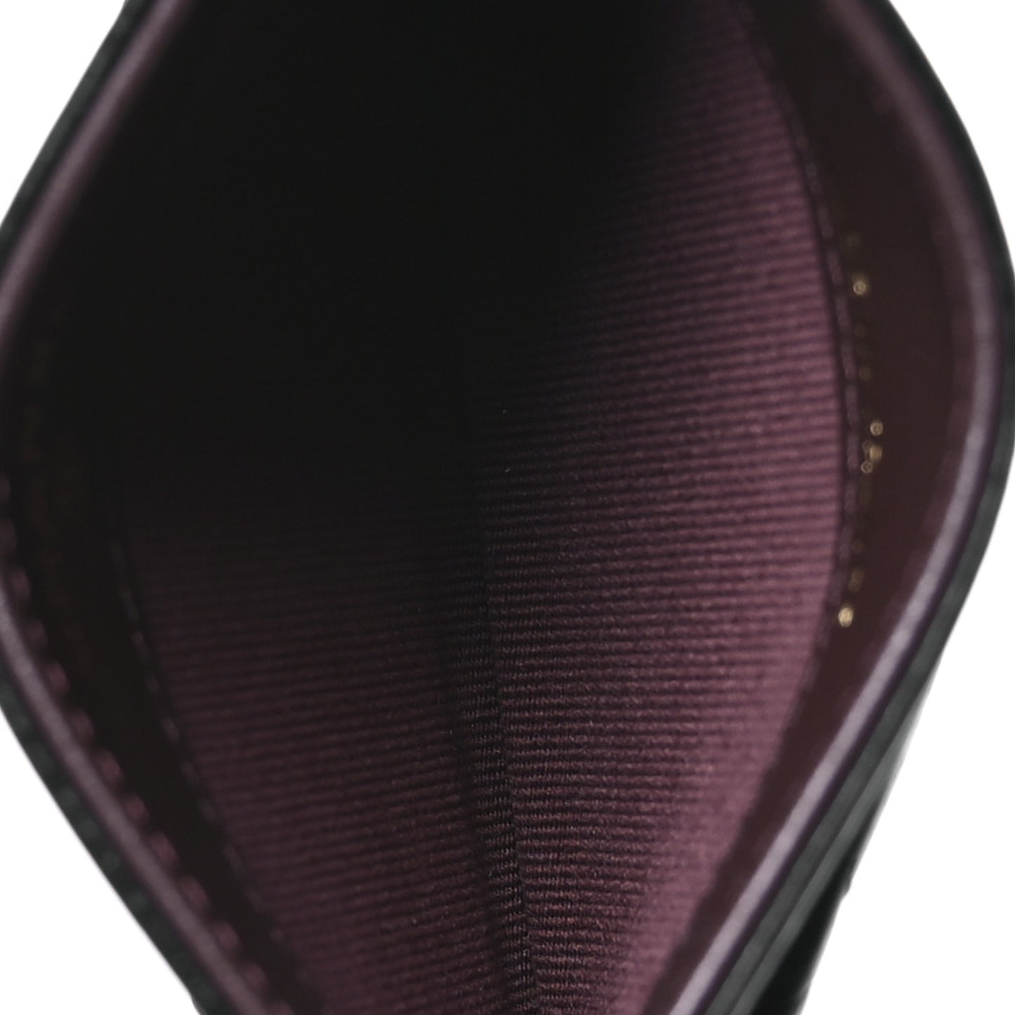 Caviar Quilted Card Holder Black