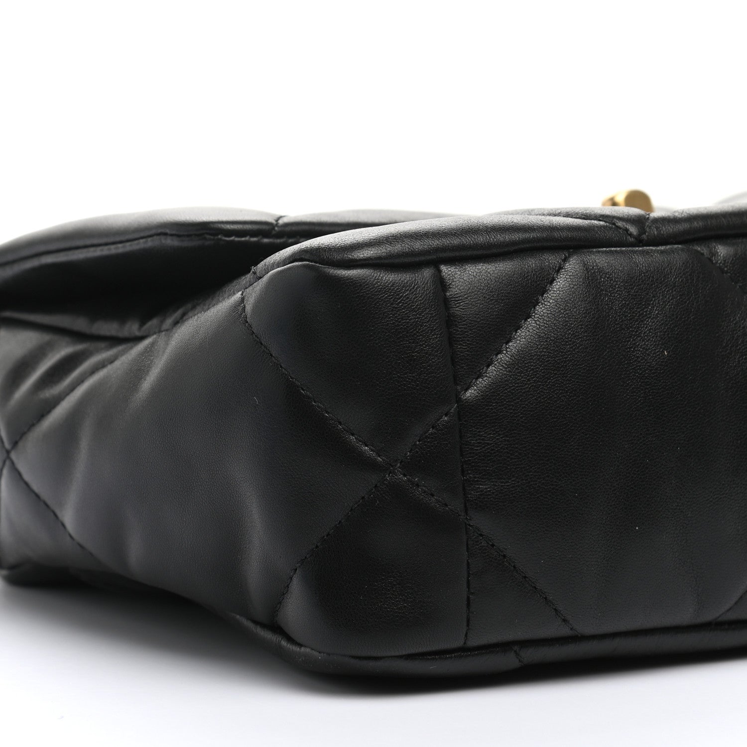 Chanel Lambskin Quilted Medium Chanel 19 Flap Black 9 of 11