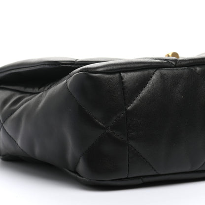 Chanel Lambskin Quilted Medium Chanel 19 Flap Black 9 of 11