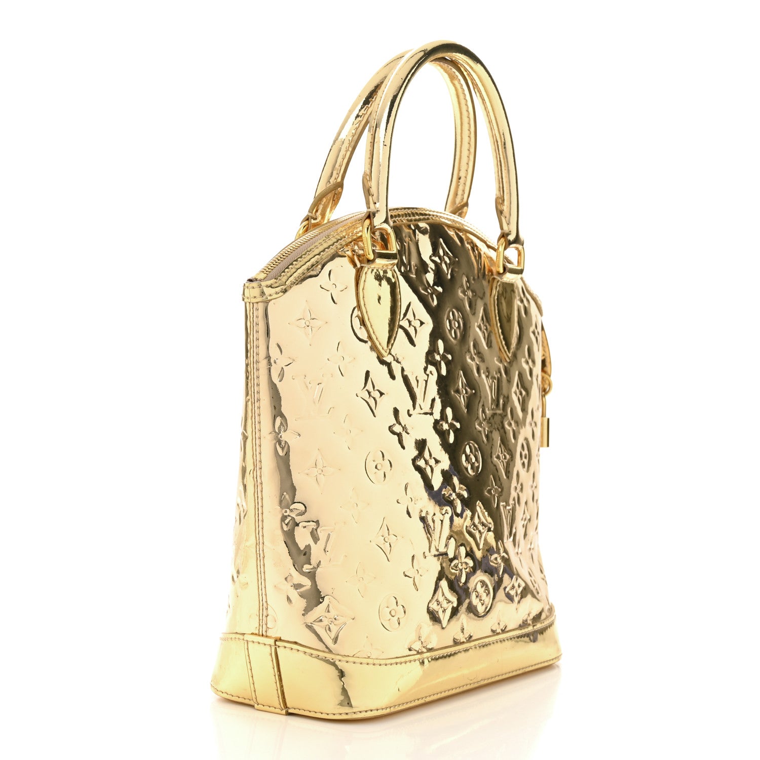 Louis Vuitton Monogram Miroir Lockit Gold 3 of 16
