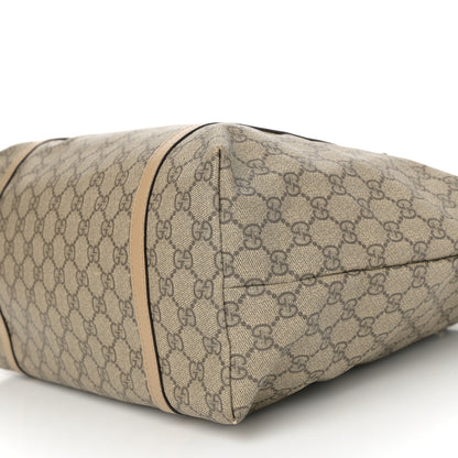 Gucci GG Supreme Monogram Medium Nice Tote Beige 11 of 12