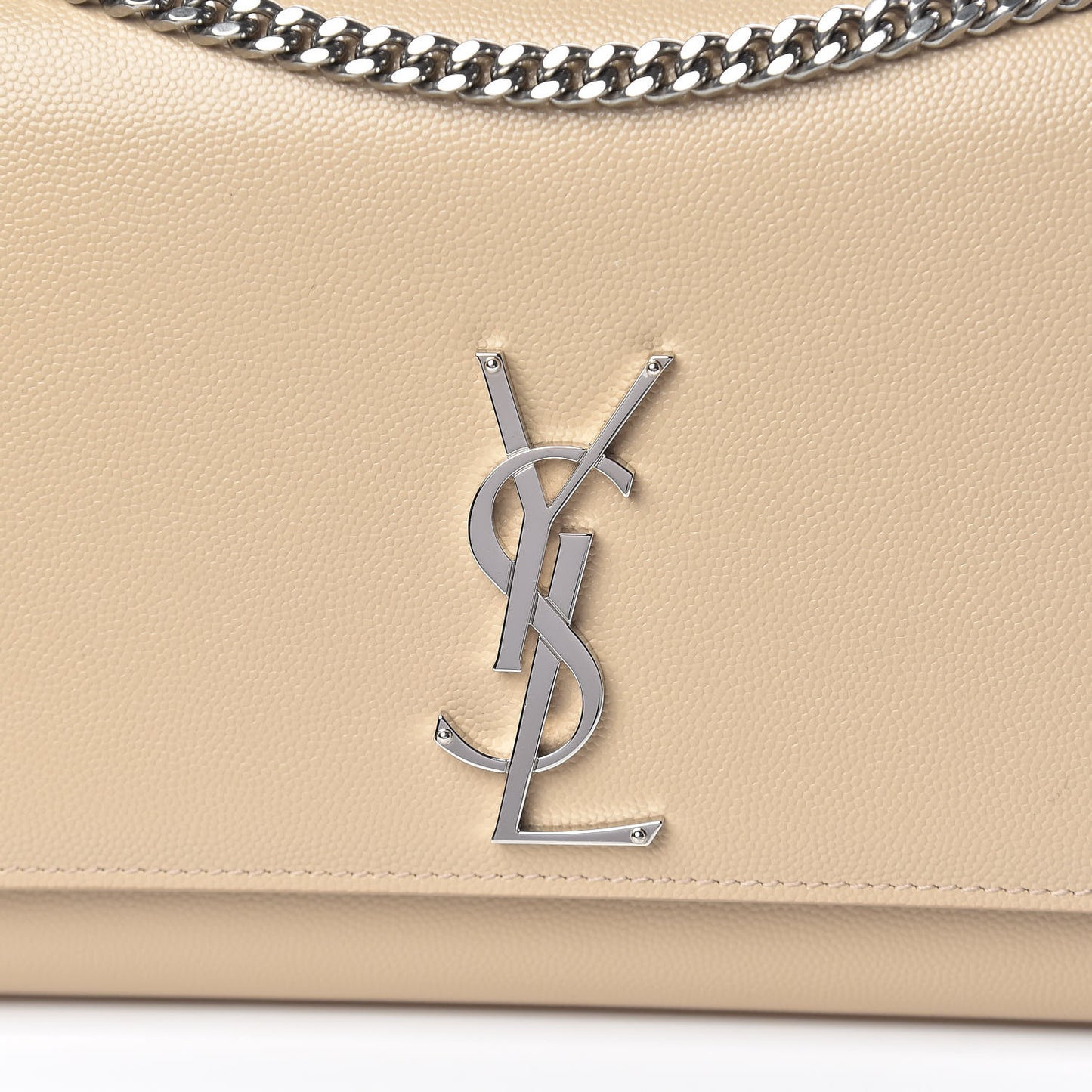 Grain De Poudre Medium Monogram Kate Satchel Nude Powder