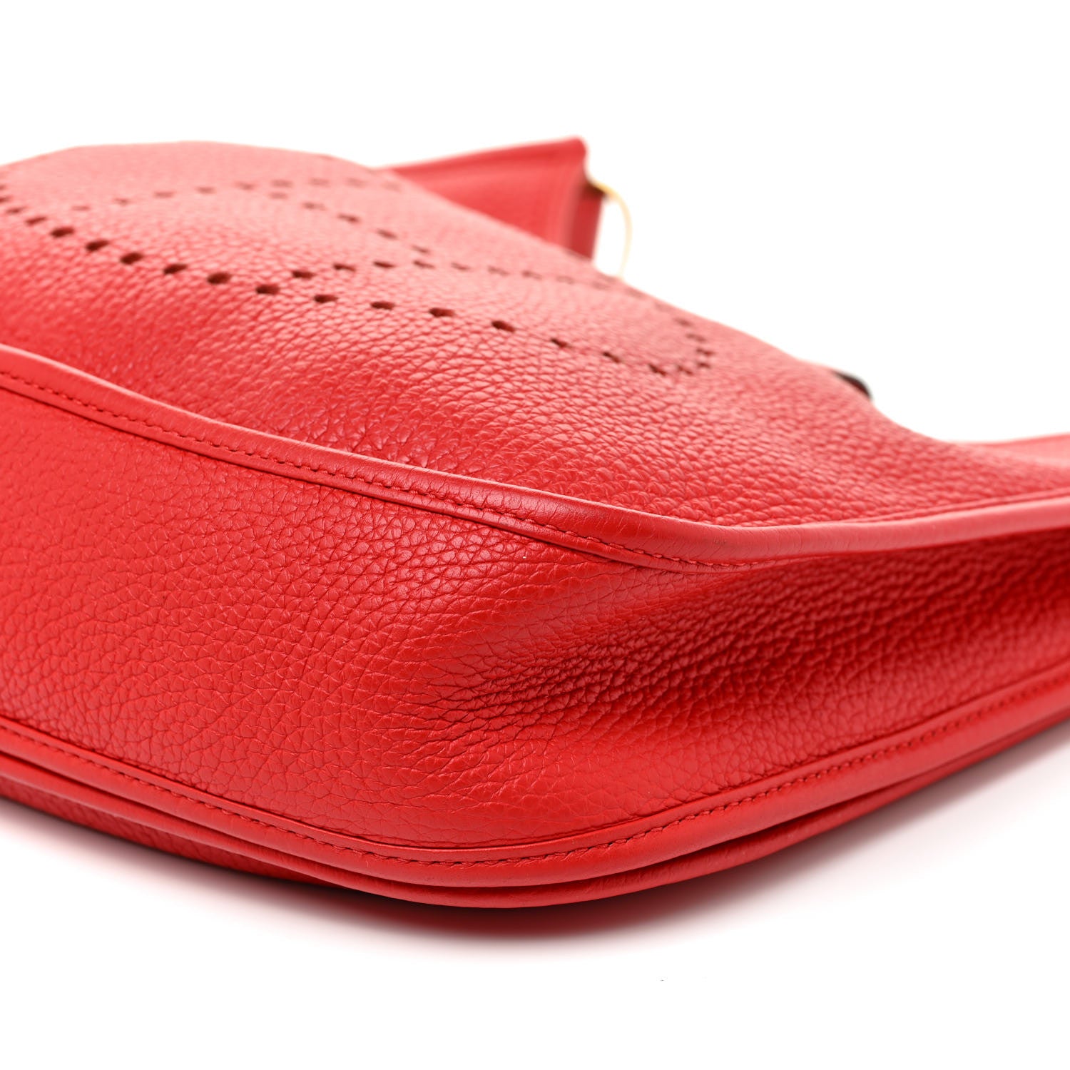 Hermes Taurillon Clemence Evelyne III PM Rouge De Coeur 17 of 29
