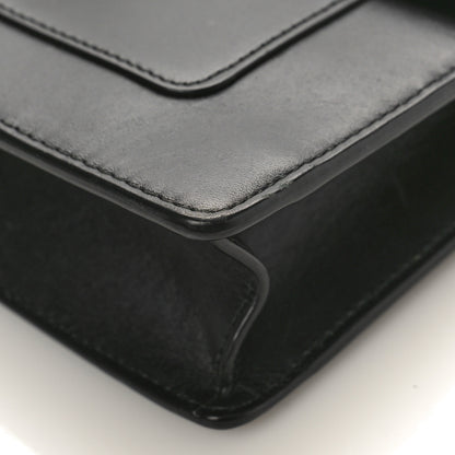 Bulgari Calfskin Serpenti Forever Chain Wallet Black 8 of 10