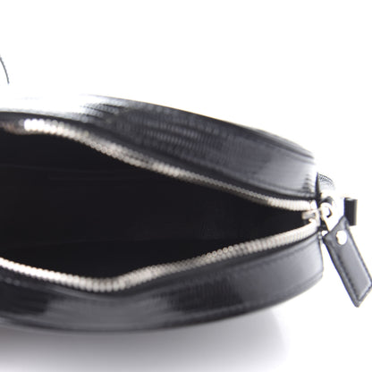 Saint Laurent Calfskin Lizard Embossed Le 61 Camera Bag Black 5 of 9