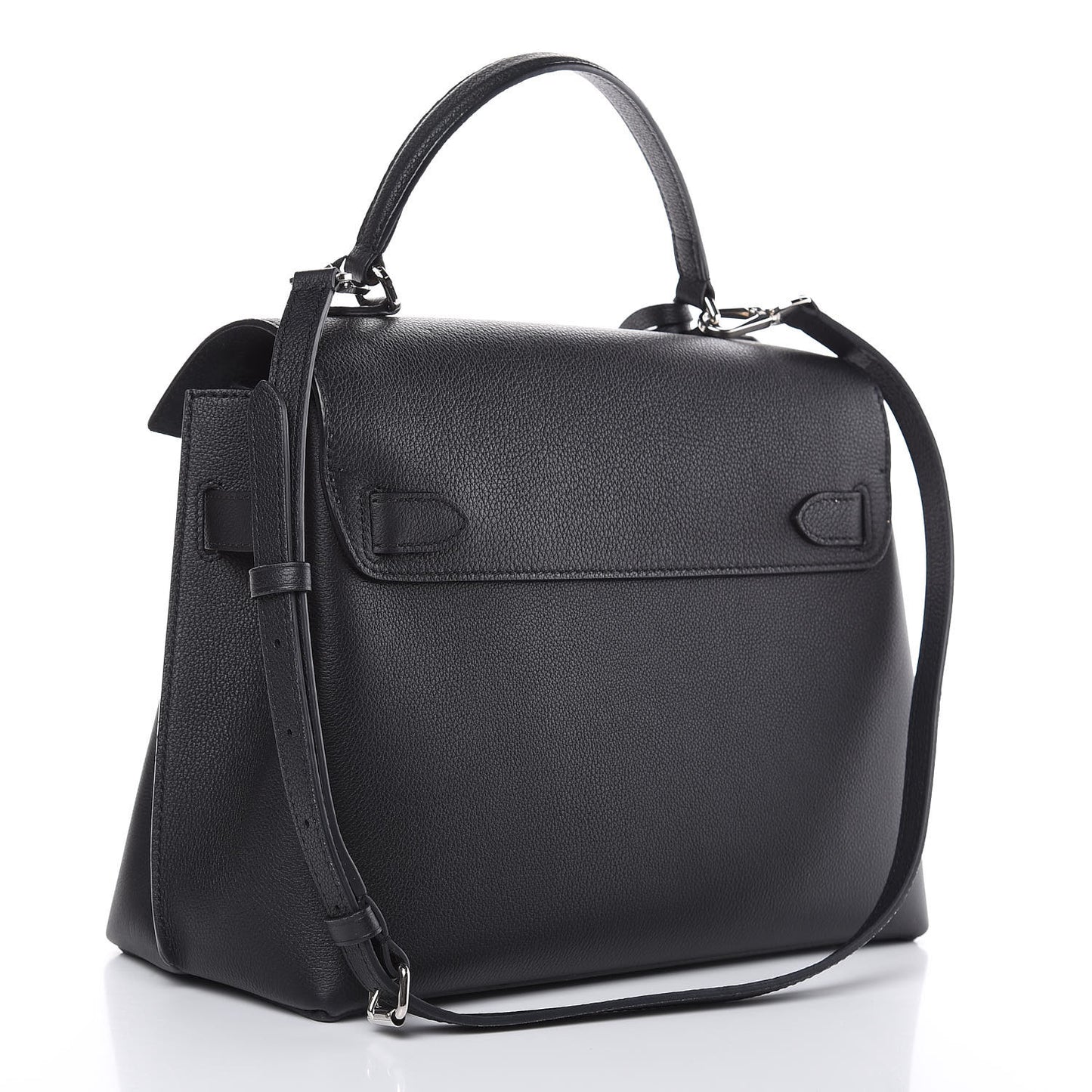 Soft Calfskin Lockme Ever Black