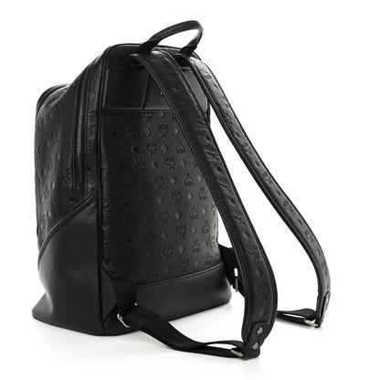 MCM Calfskin Ottomar Monogram Duke Backpack Black 3 of 12