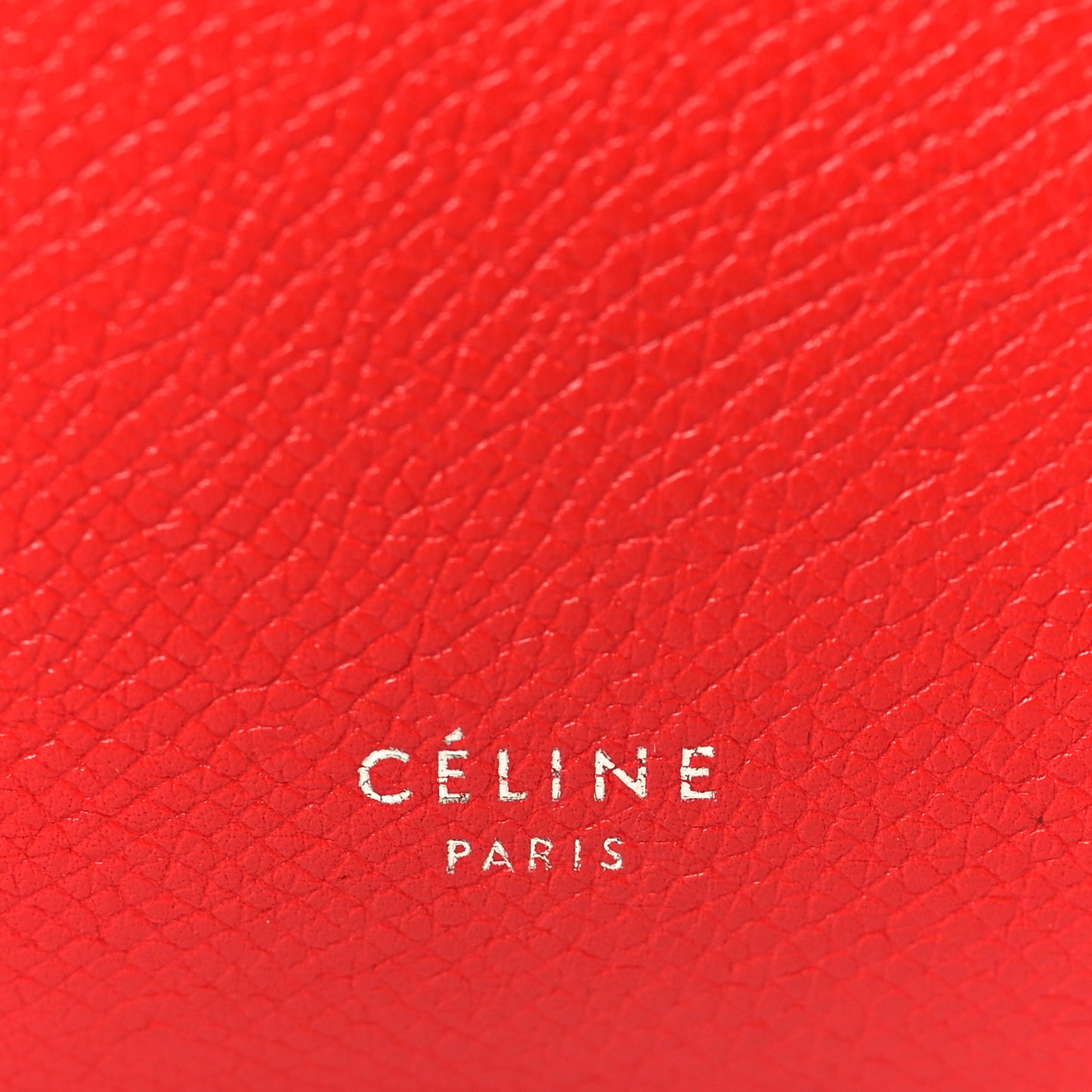 Baby Grained Calfskin Micro Belt Bag Coquelicot