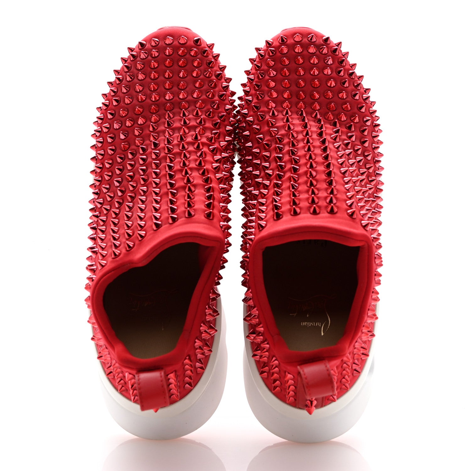 Christian Louboutin Neoprene Spike Sock Donna Flat Sneakers 39.5 Loubi 2 of 13