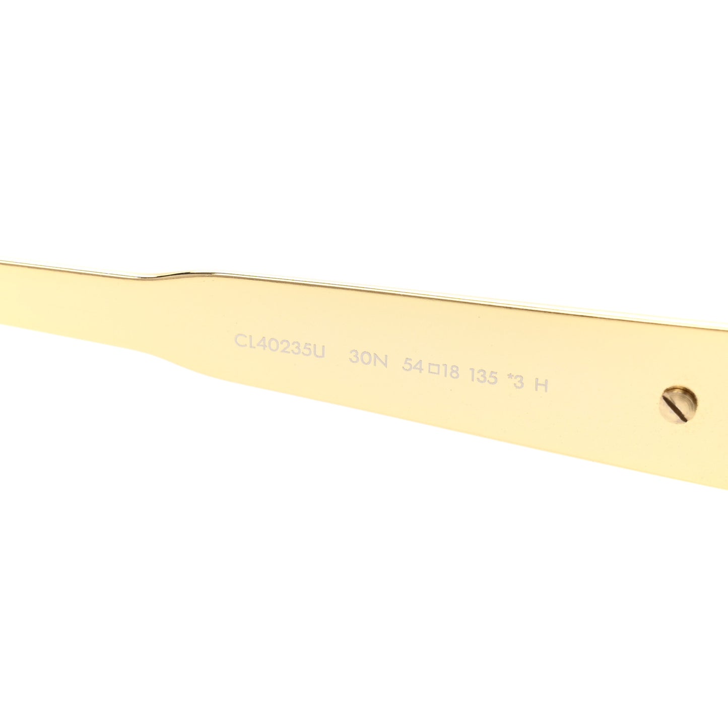 Metal Triomphe 01 Sunglasses CL40235U Gold Green
