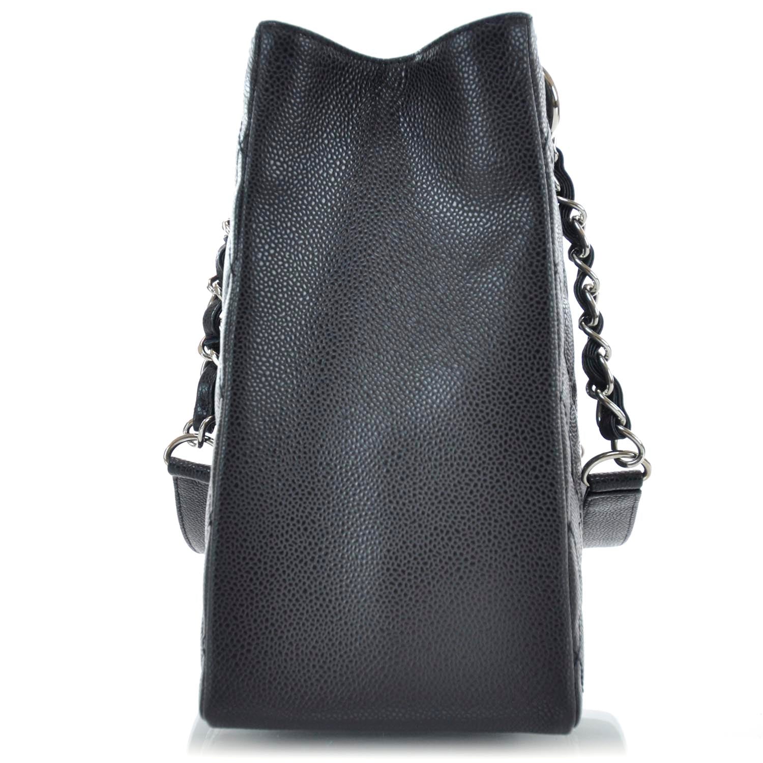 Chanel Caviar Quilted Grand Shopping Tote GST Black 4 of 10