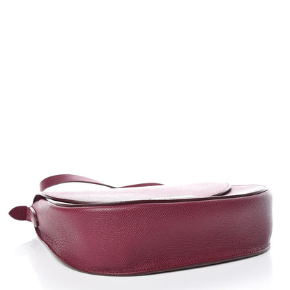 Celine Grained Calfskin Medium Trotteur Plum 4 of 9