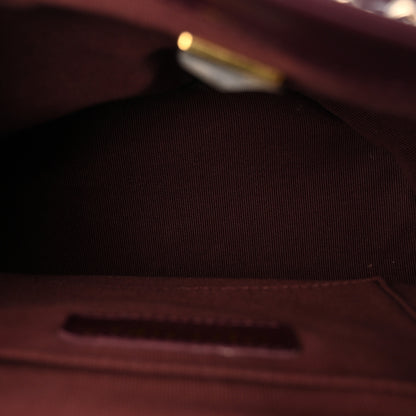 Chanel Shiny Caviar Quilted Medium Duma Pockets Drawstring Backpack Dark Burgundy 5 of 10